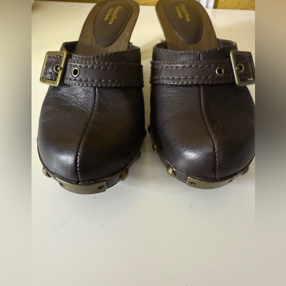 Simply Vera, Vera Wang, Clog, Mule, Latte Dark Brown, Size 6.5 M